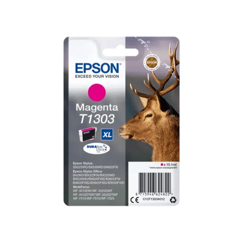 Cartouche Jet D'encre Originale cyan Ultra Cerf Epson T1303 (C13T13034012)