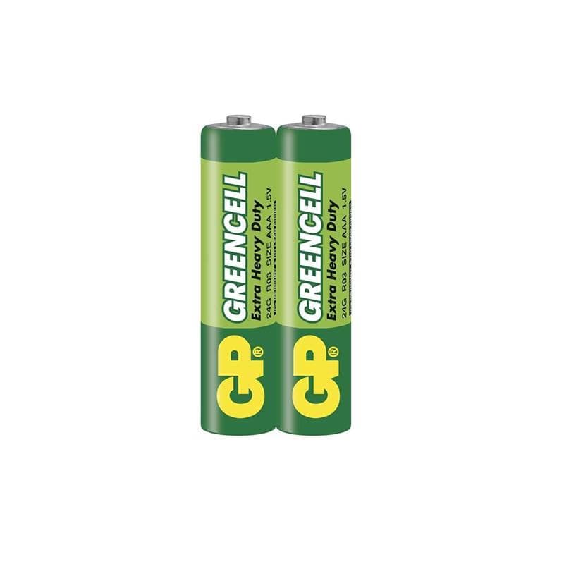 GP Greencell, Lot 2 Piles 1.5 v Extra Heavy Duty Zinc AAA
