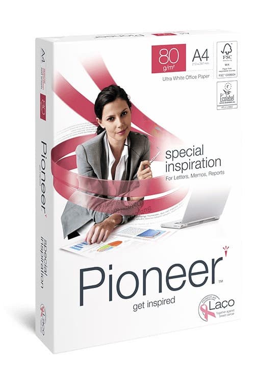 Rame Papier PIONEER Extra Blanc A4 80Gr (RP-80-PIONNER)