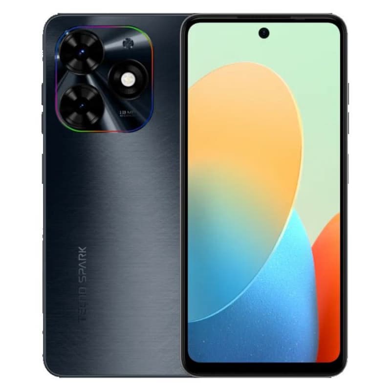 Smartphone TECNO Spark Go 2024 Noir, 2 Go, 64 Go, écran 6,5 pouces
