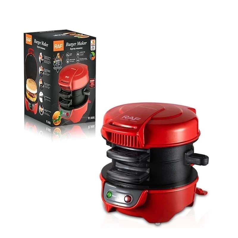 Appareil de cuisson hamburger RAF R.666 1200W multifonction