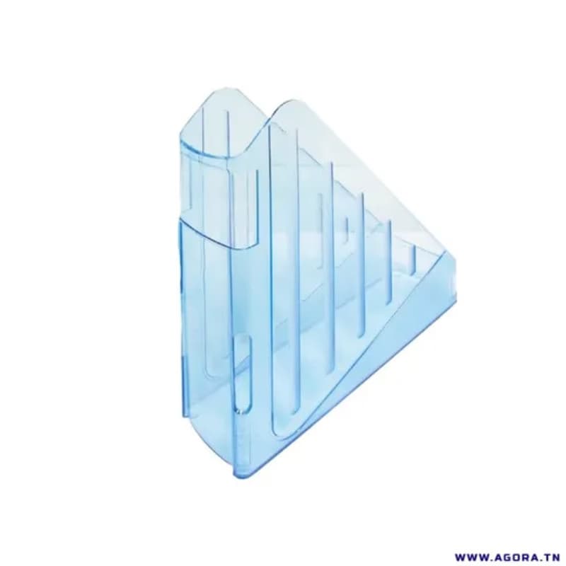Porte revues transparent bleu ARDA TR4118BL