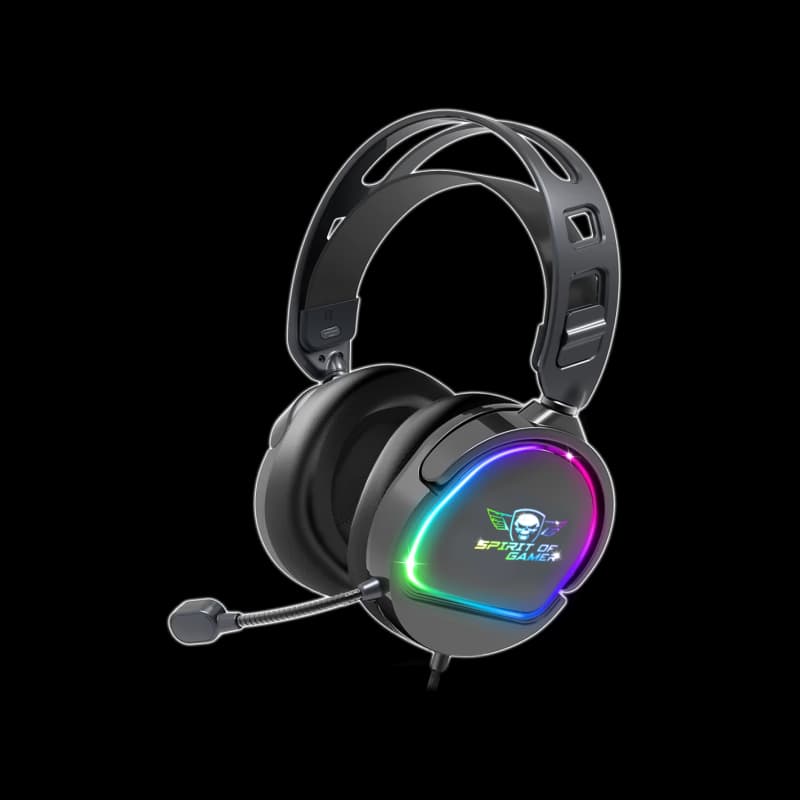 Casque Micro Gaming Spirit of Gamer PRO-H6 DARK RGB Noir