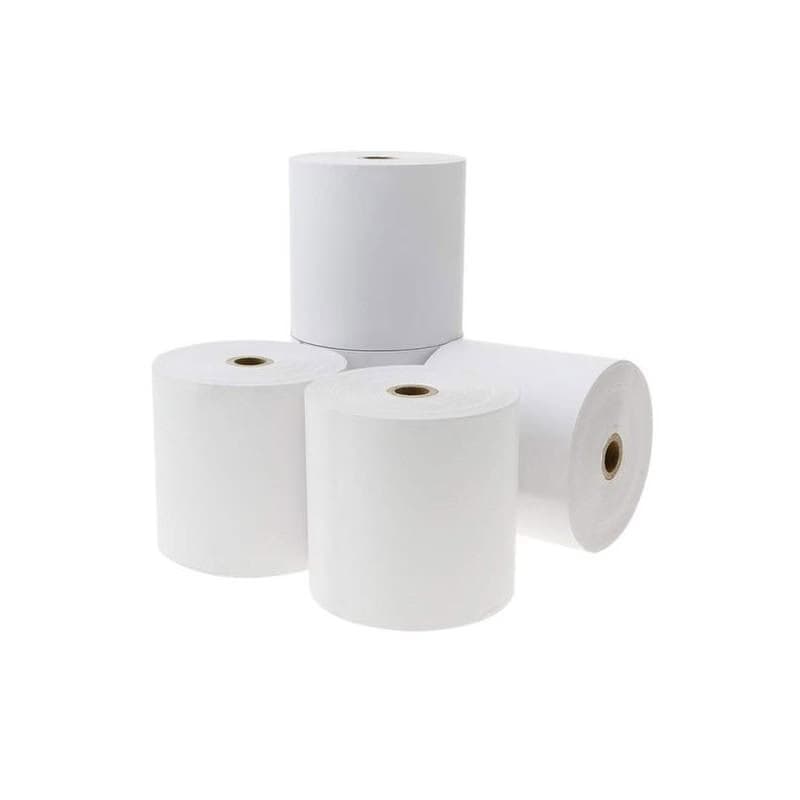 Pack de 5 Rouleaux Papier Thermique 80 x 70 mm