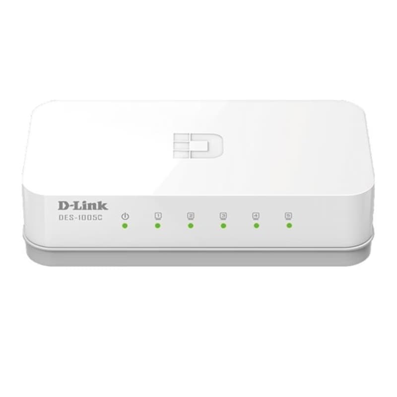 Switch DES-1005C/E 5 port fast ethernet Unmanaged Switch N Way ports