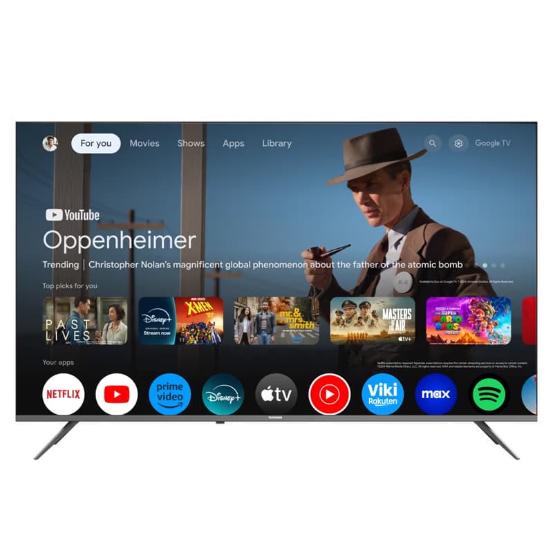 TV TELEFUNKEN 60” G3EN 4K Google TV avec récepteur integrer