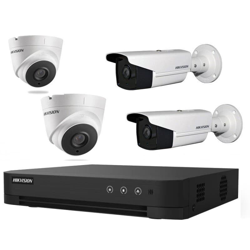 Pack 4 Caméras de Surveillance 2MP HIKVISION