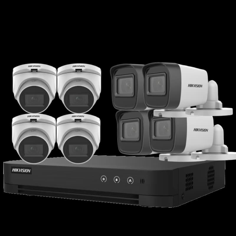 Pack 8 Caméras de Surveillance 2MP HIKVISION