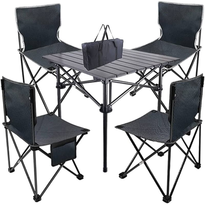 Pack Table & Chaises Pliables de Plage portables avec sac de rangement