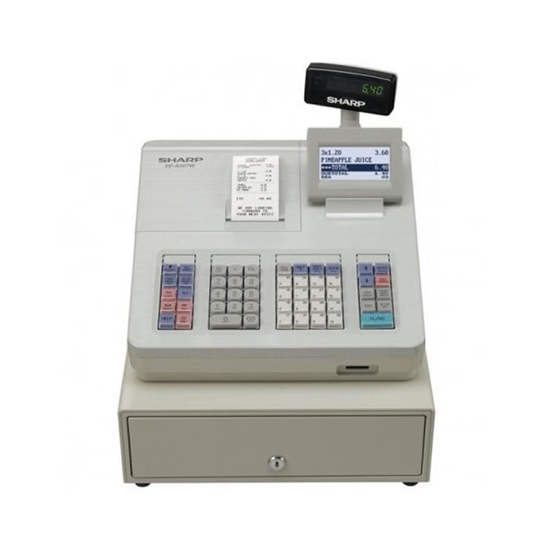 Caisse Enregistreuse Sharp XE-A207W Thermique 53 Touches