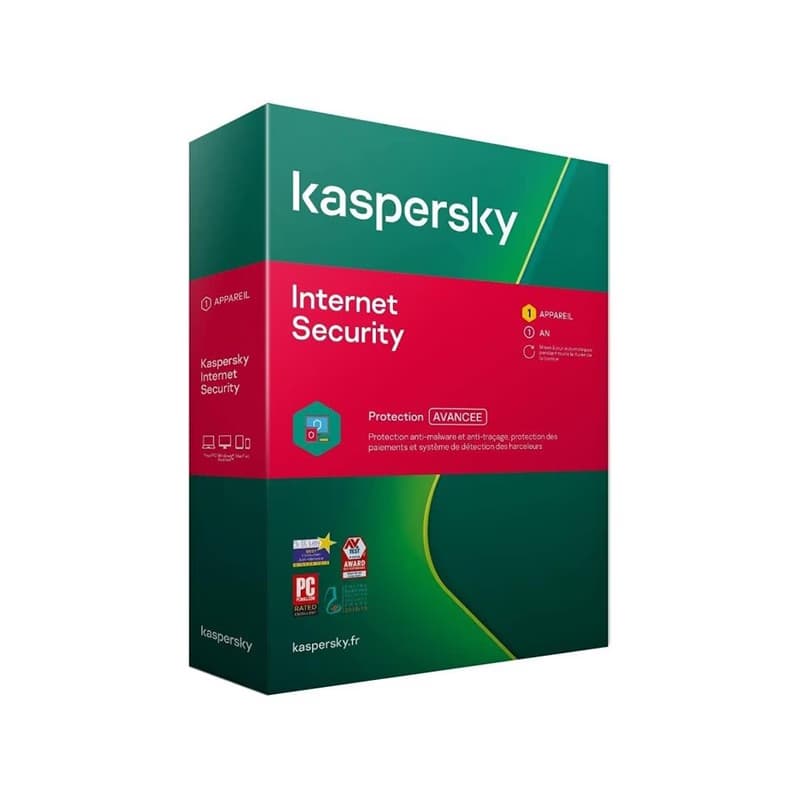 Kaspersky Internet Security 2020 1 poste 1 an