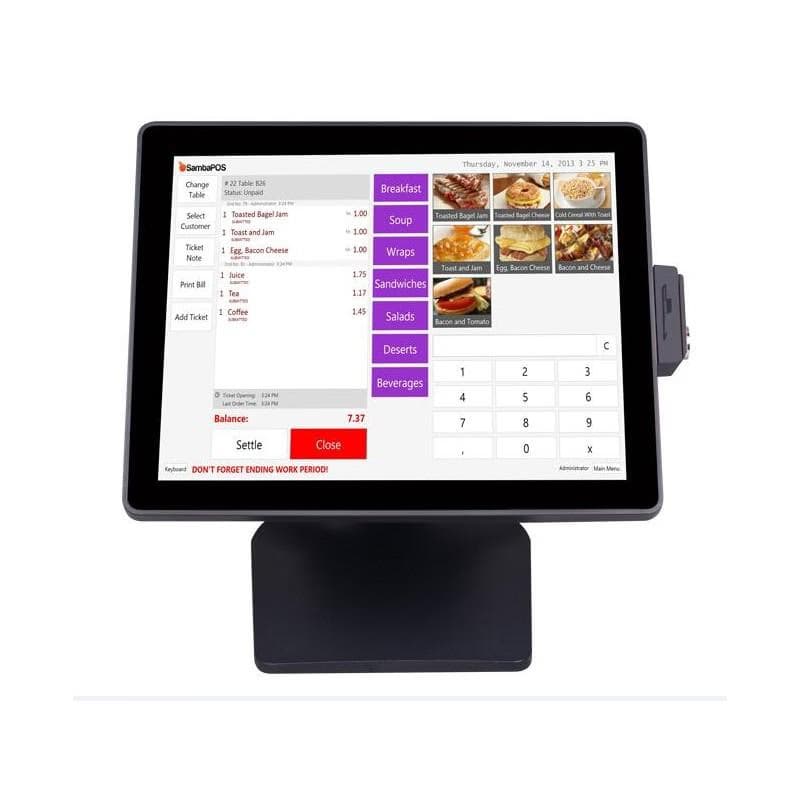 Zonerich ZQ-T8350, Terminal Point de Vente Tactile basé sur PC