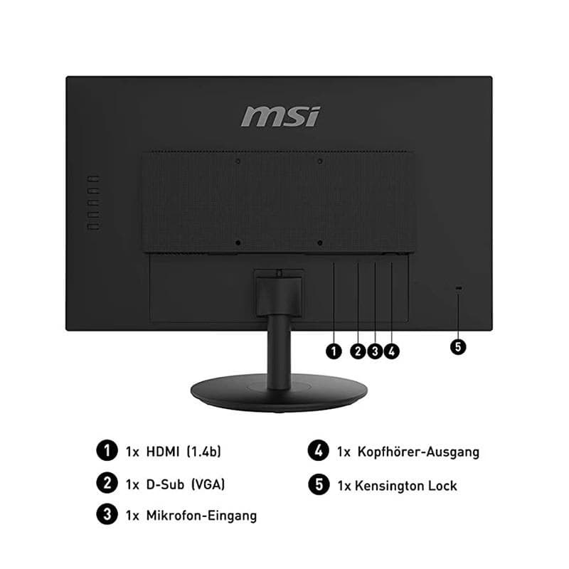 Écran Gaming de MSI Pro MP242 LED 24 Pouces Full HD 75Hz