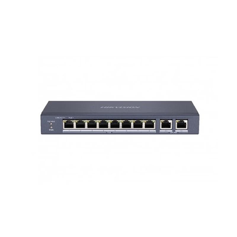 Switch de bureau Hikvision DS-3E0310P-E/M 8 Ports PoE et 2 ports de liaison