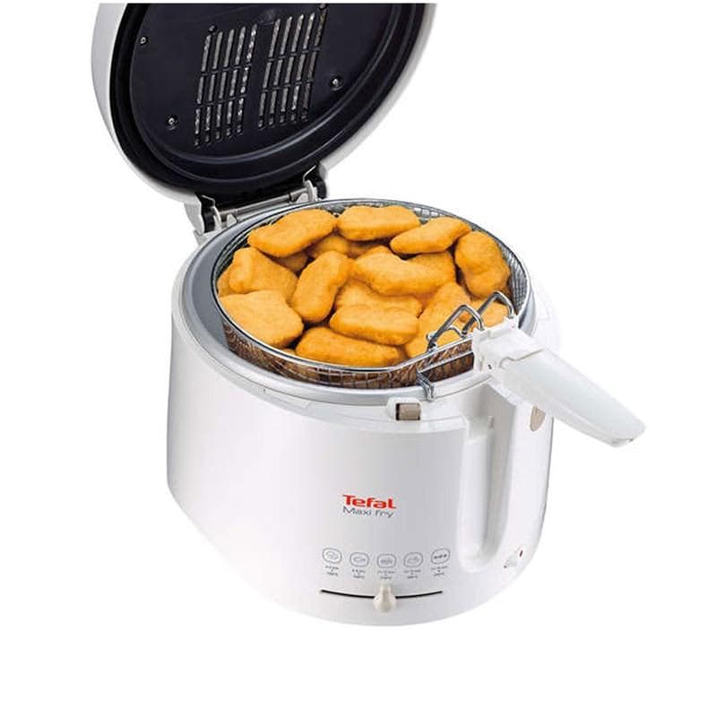 Friteuse électrique Tefal Maxi Fry 1900 Watts 1 Kg Blanc (FF100032)