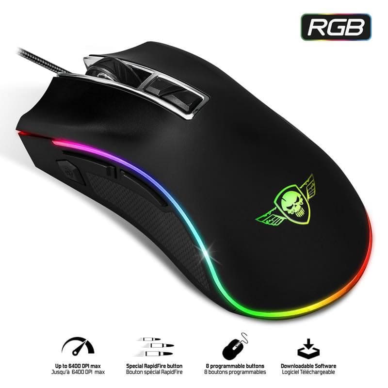 Souris Spirit Of Gamer S-PM6 4000 dpi avec 4 boutons