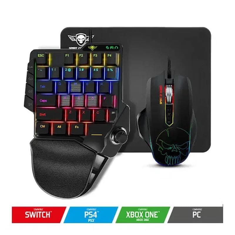 Clavier et souris Spirit Of Gamer Pack Gamer  XPERT-G900 en Noir