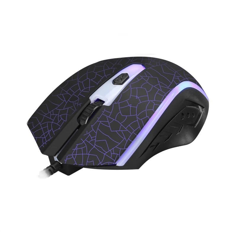 Souris Gaming XTRIKE ME GM-206 USB LED à 4 boutons en Noir