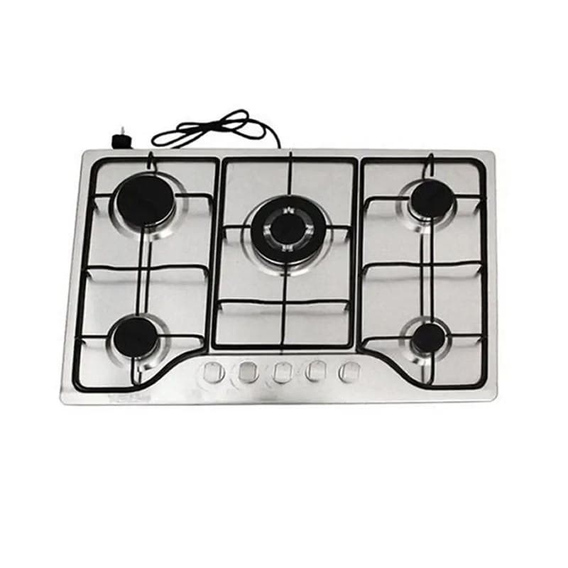 Plaque de cuisson Star One ST-803 5 Feux de 75cm en Inox