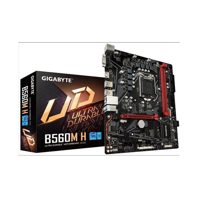 Gigabyte B560M H, Carte mère Micro ATX Socket 1200 Intel 2x DDR4 M.2 PCIe 4.0