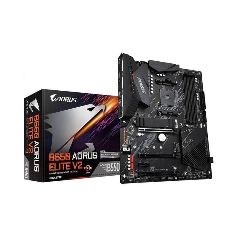 Gigabyte B550 AORUS ELITE V2, Carte mère ATX Socket AM4, 4 x DDR4 SATA 6Gb/s