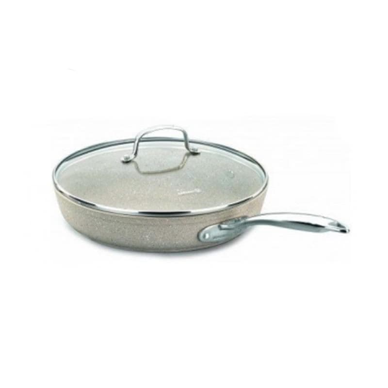 Sauteuse Korkmaz Granita 26 cm avec couvercle de 2 Litres en Beige