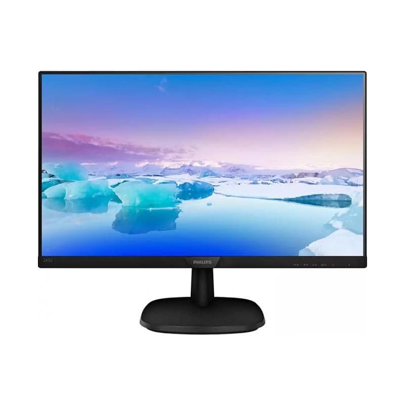 Écran de Philips 241V8 23.8 Pouces IPS VGA, HDMI, Sortie audio en Noir