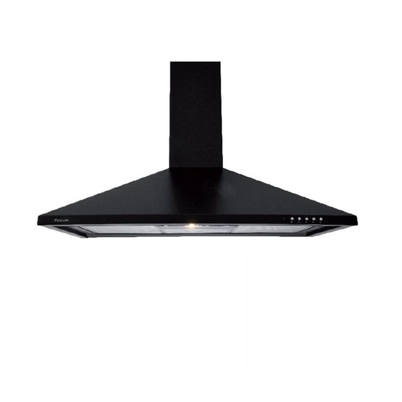 Hotte Cheminée Focus F905B à  3 vitesses 90 cm en Noir