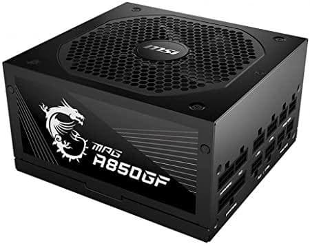 MSI MAG A850GF Gold, Boite d'alimentation Gamer 850Watts 80PLUS GOLD