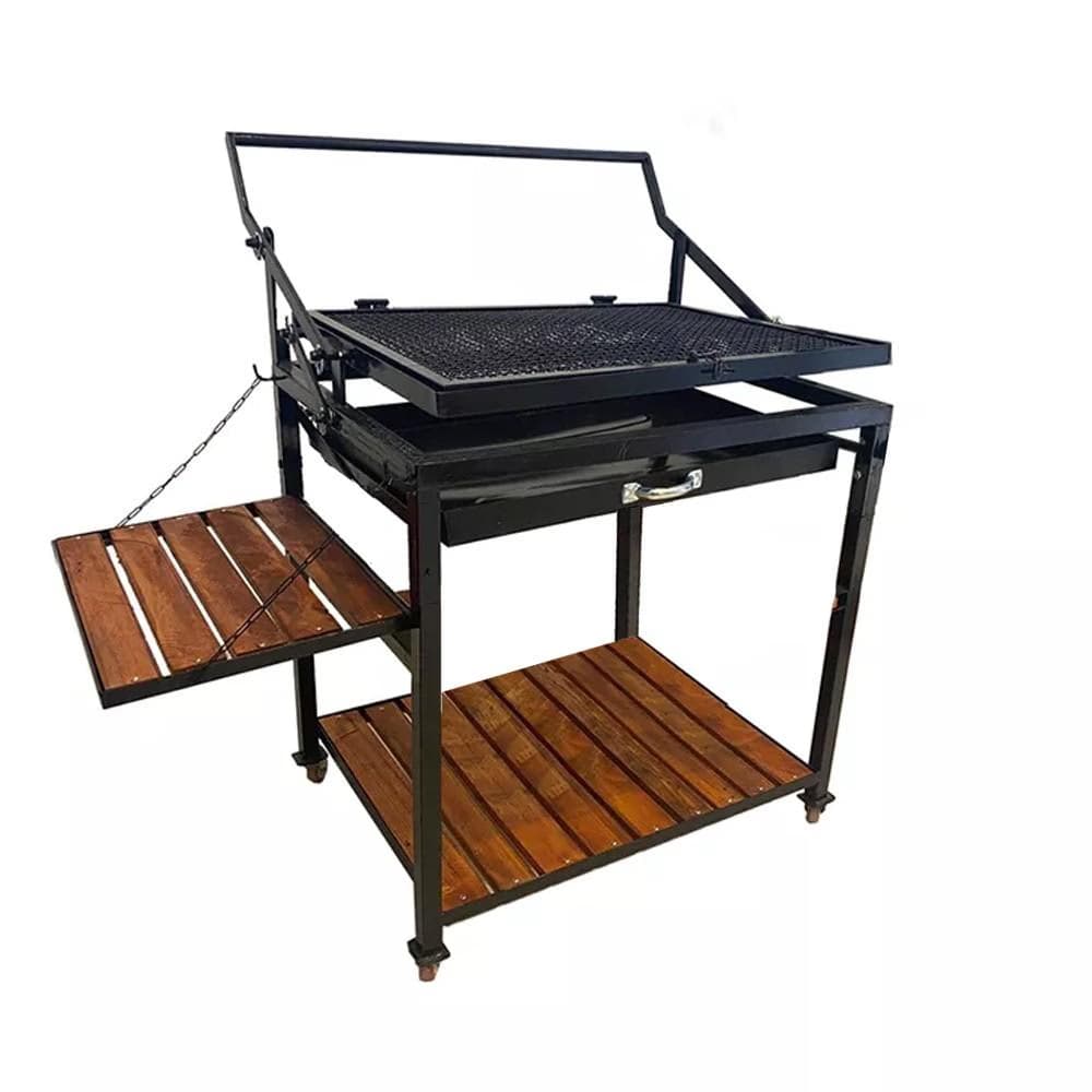 Barbecue à charbon à 60cm Rotative Démontable en Métal
