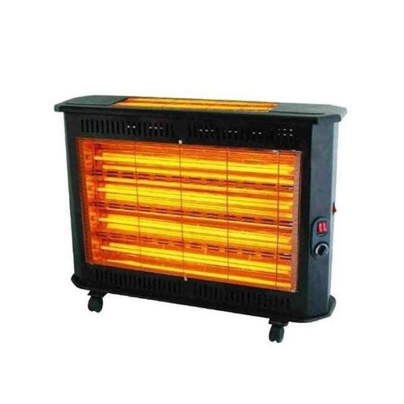 Luxell KS2710, chauffage électrique 5 Tubes 2800 Watts Noir