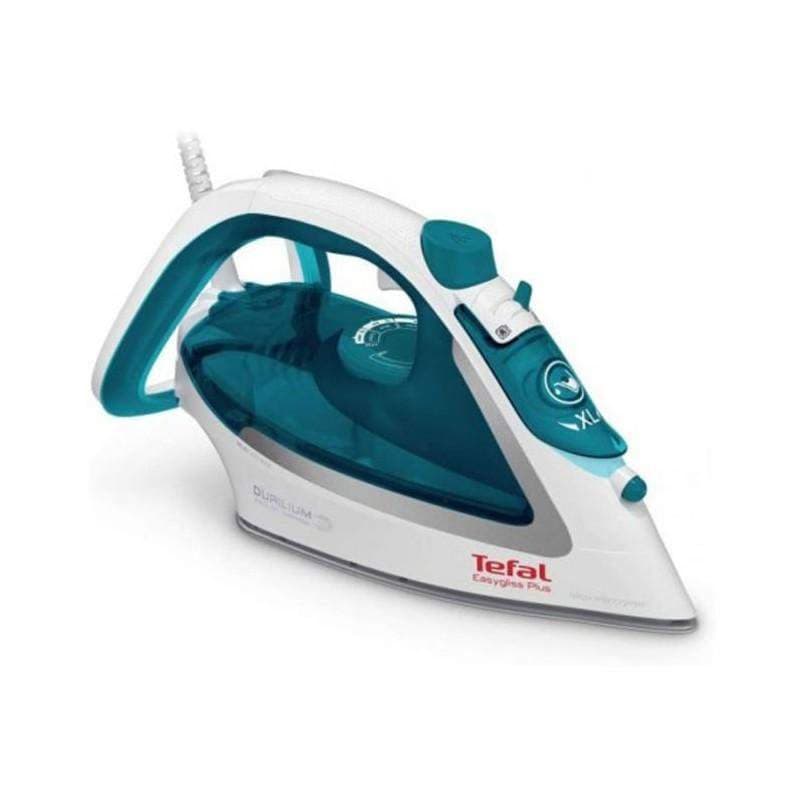 Tefal FV5718, Fer à vapeur Easy Gliss Plus de 2500 Watts en Blanc & Bleu