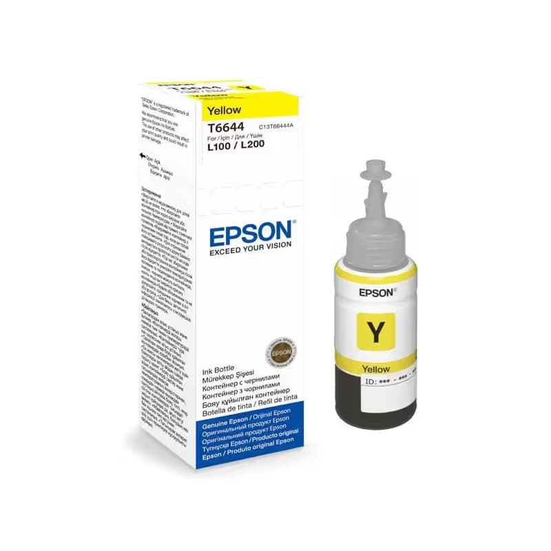 Bouteille d'encre original Epson T6644 Yellow 70ml