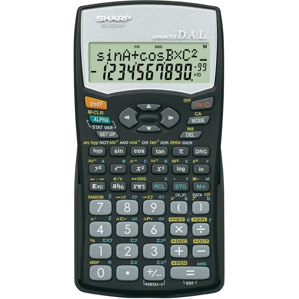 Calculatrice Scientifique EL-531WH-BK / Noir