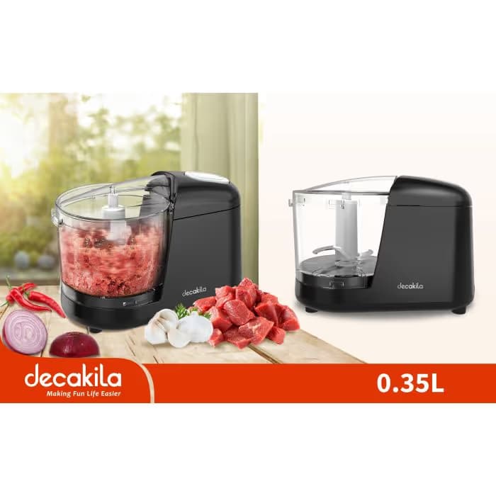 Mini hachoir Decakila 0.35 L - 100 W - Noir KEMG007B