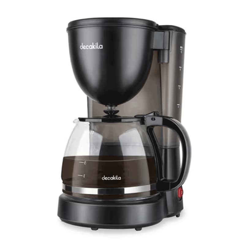 Cafetière électrique Decakila 1.25L - 750W - Noir KECF001B 