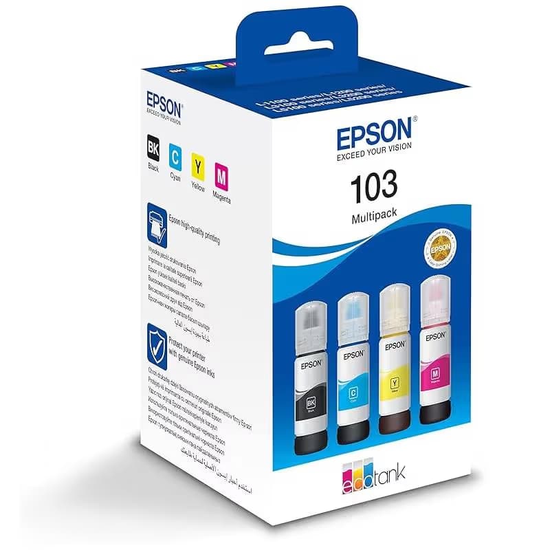 Pack de 4 Couleurs D'origine 103 EPSON