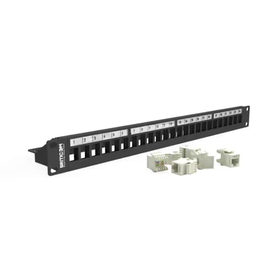 Panneau de Brassage Briticom UTP CAT6 24 ports