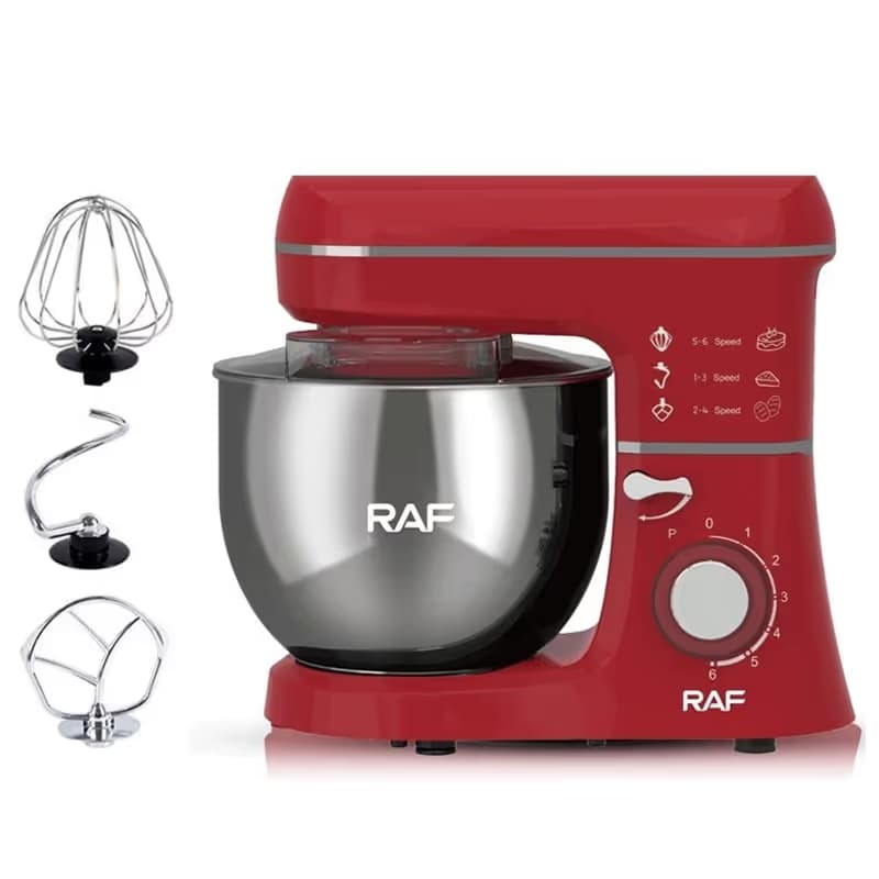 Robot Pétrin 1400W Raf - R.6618R Rouge
