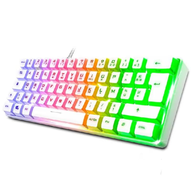SOG CLAVIER PRO K2 TKL RGB MEMBRANE USB BLANC