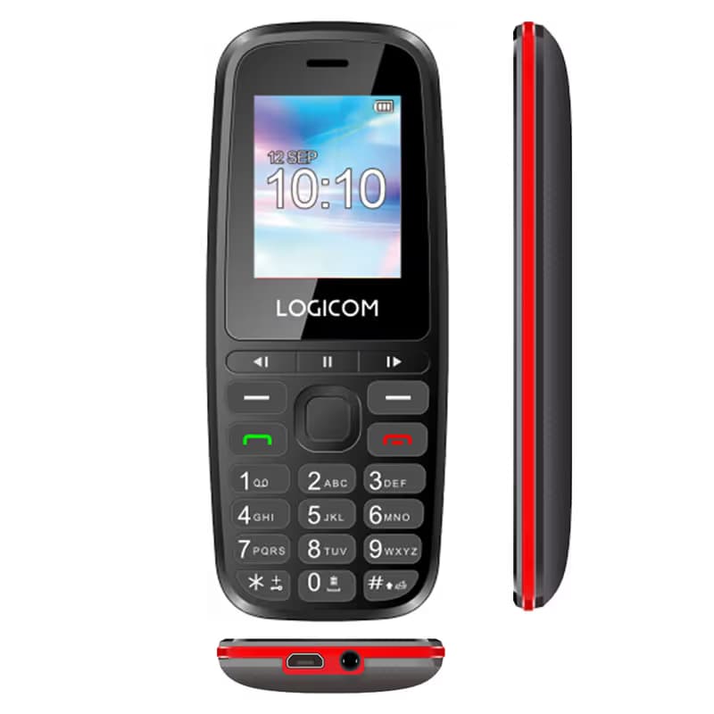Téléphone Portable LOGICOM P 197E / Rouge