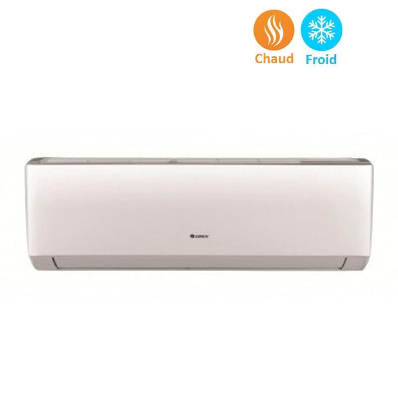 Climatiseur Gree ON/OFF, 24000 BTU Chaud & Froid en Blanc