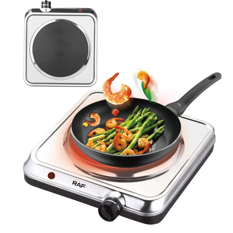 Plaque De Cuisson Électrique 1500W Raf - R.8005 Silver