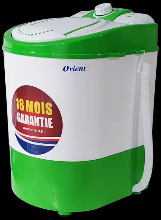 Lave Linge Semi Automatique Orient 3.5 Kg Blanc et Vert ( XPB1*3-9 )