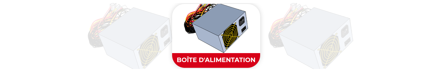 Vente boîte ou bloc d'alimentation en Tunisie | Numedia